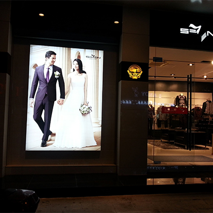 無框彈力布單面燈箱-10000