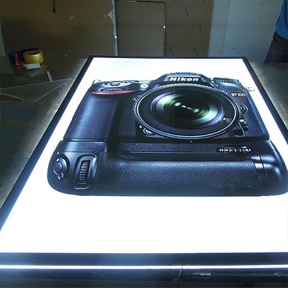 LED水晶吸盤超薄燈箱-1130